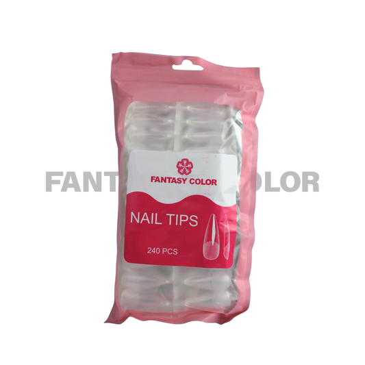 TIPS PRESS ON 240 PZ (5 PUNTAS DIFERENTES) FANTASY COLOR