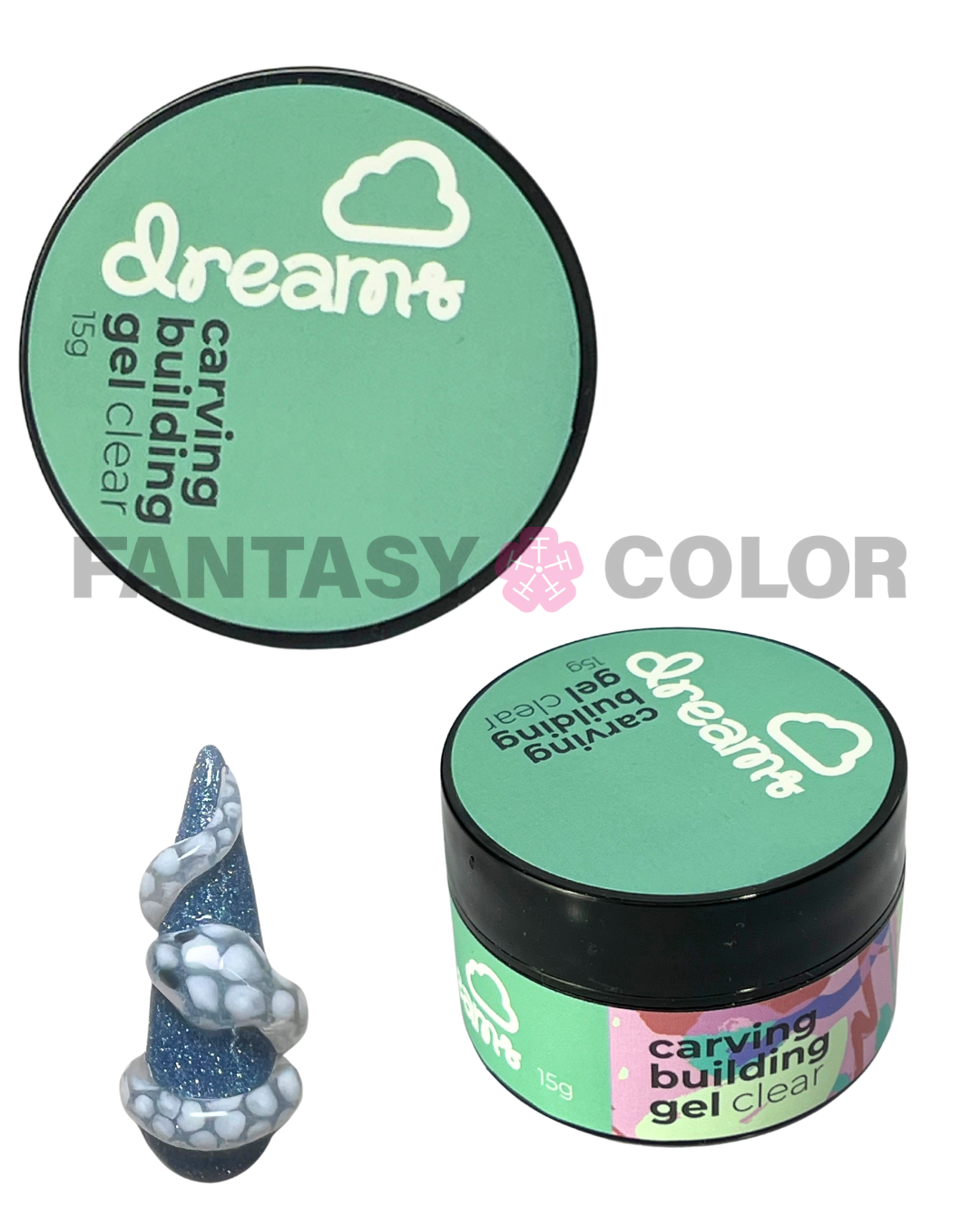 CARVING BUILDING GEL CLEAR DREAMS MC NAILS
