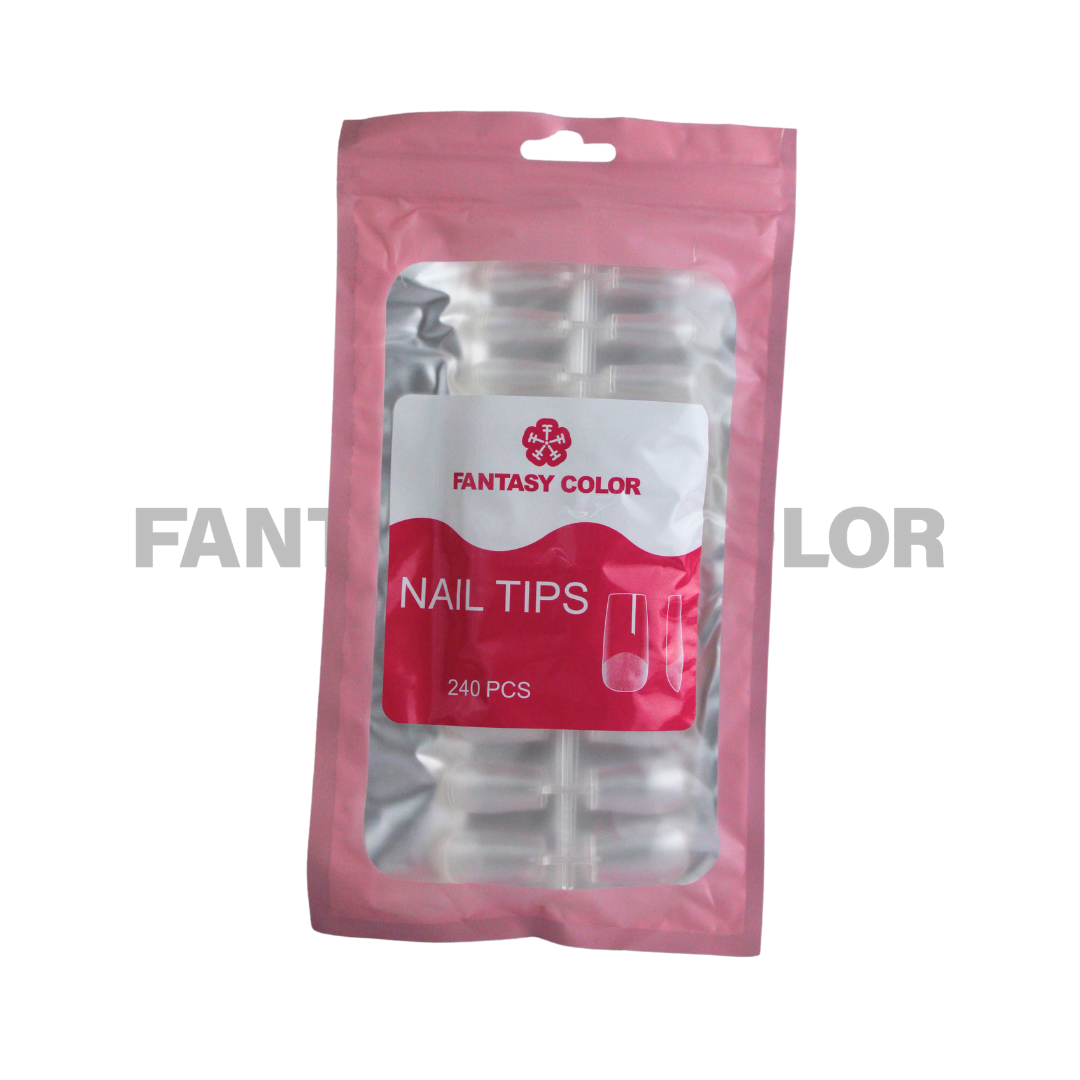 TIPS PRESS ON 240 PZ (5 PUNTAS DIFERENTES) FANTASY COLOR