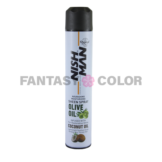 NishMan Coconut+Olive Oil – Laca para dar brillo 400 ml NISHMAN