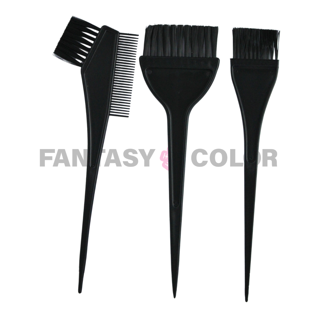 KIT 3 BROCHAS TINTE FANTASY COLOR