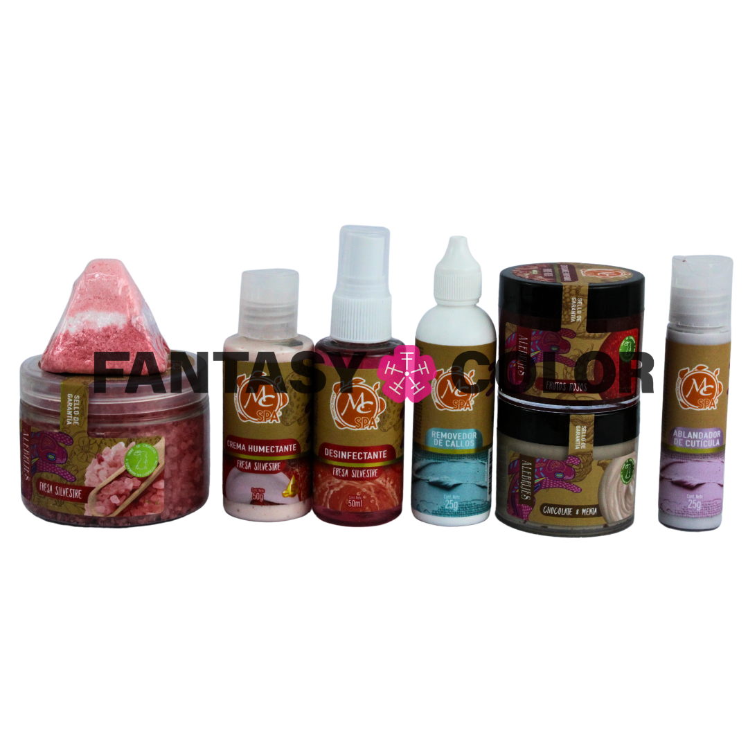 KIT SPA - MANICURE Y PEDICURE FRESA SILVESTRE