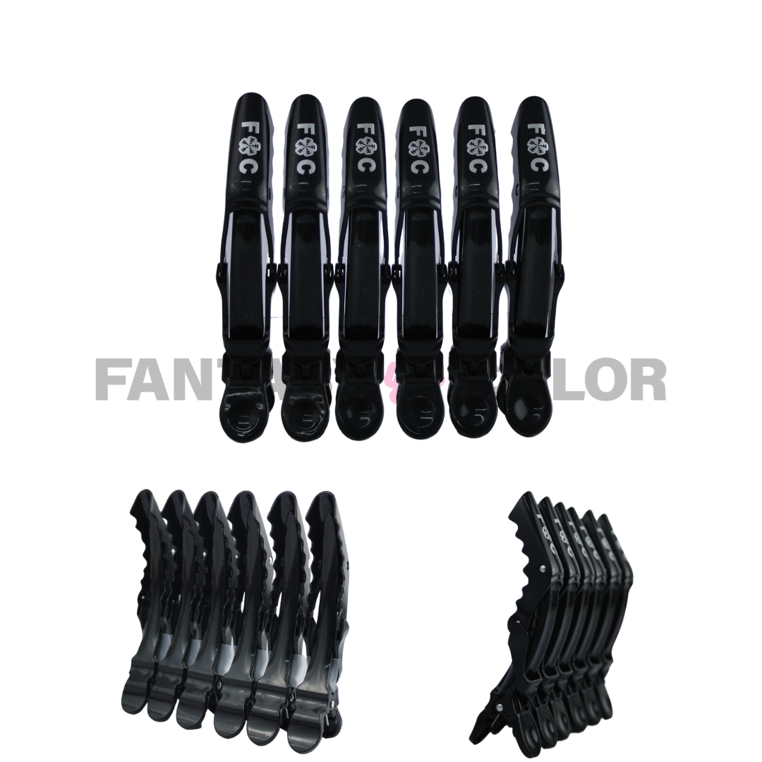 KIT DE 6 PINZAS PICO COCODRILO FANTASY COLOR