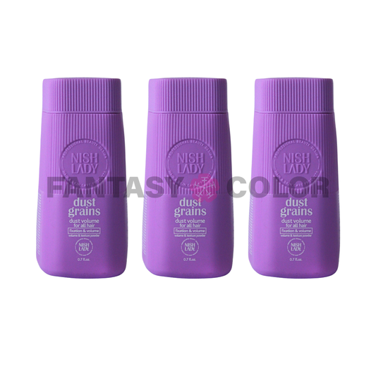 SET DE 3 POLVO VOLUMEN NISH LADY