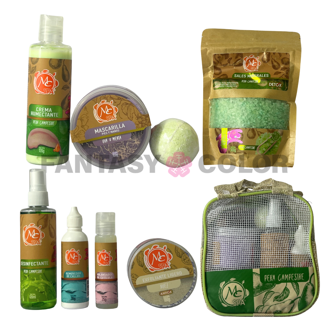 KIT SPA MANICURA/PEDICURA MC SPA - PERA