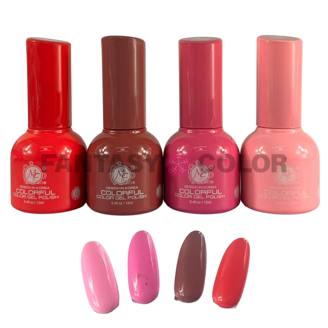 Colección "O" COLORFUL MC NAILS - 3 PASOS