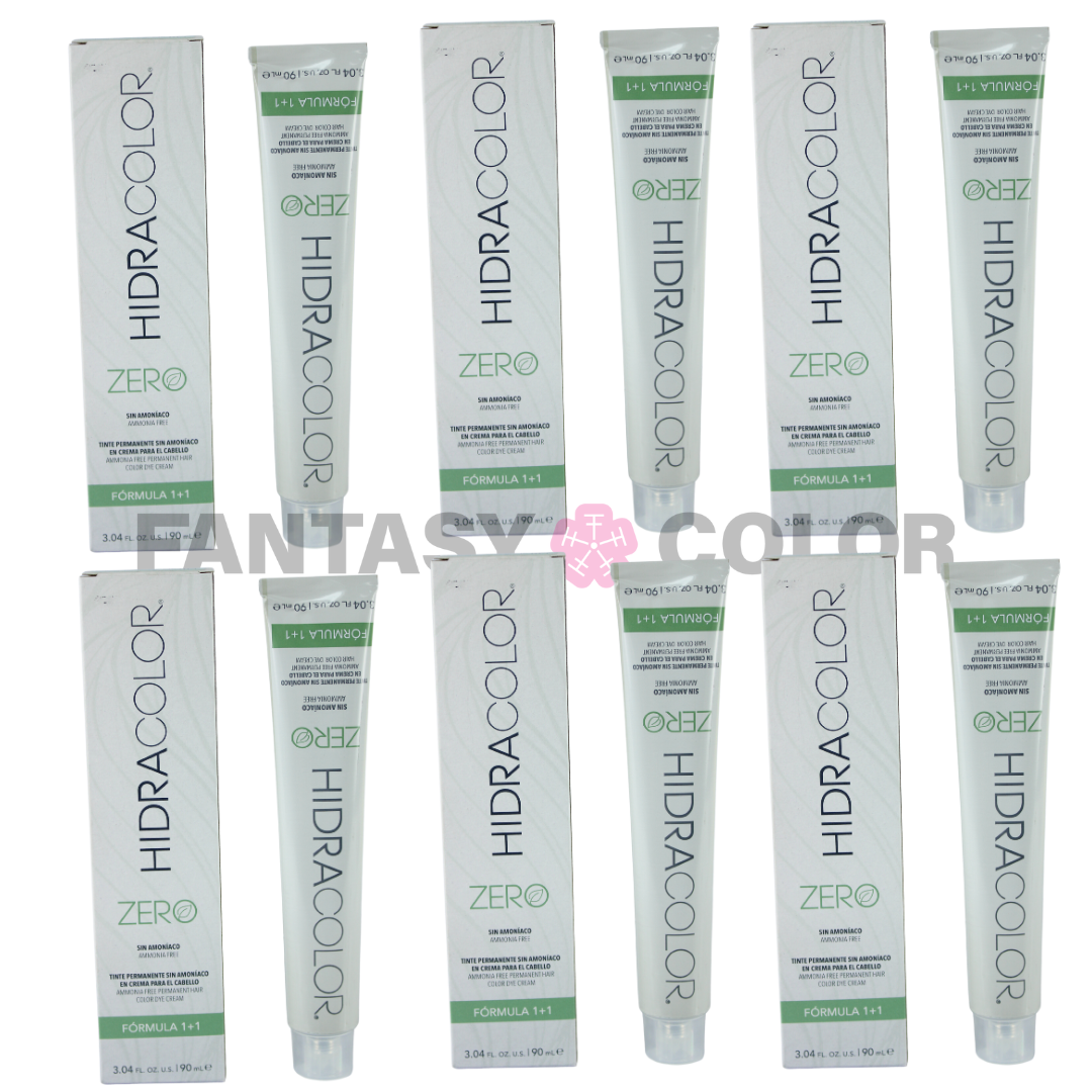 SET DE 6 TINTES HIDRACOLOR ZERO
