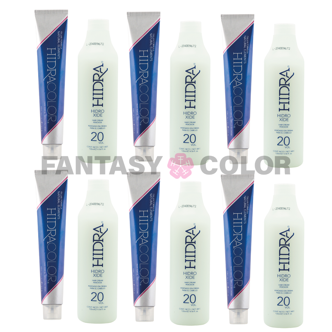 SET DE 6 TINTES HIDRACOLOR