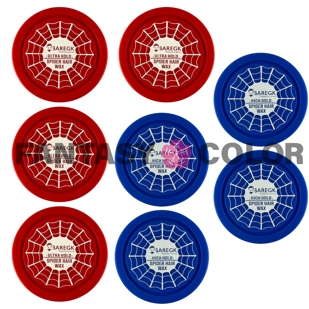 KIT DE 8 CERAS PARA CABELLO BAREGK SPIDER