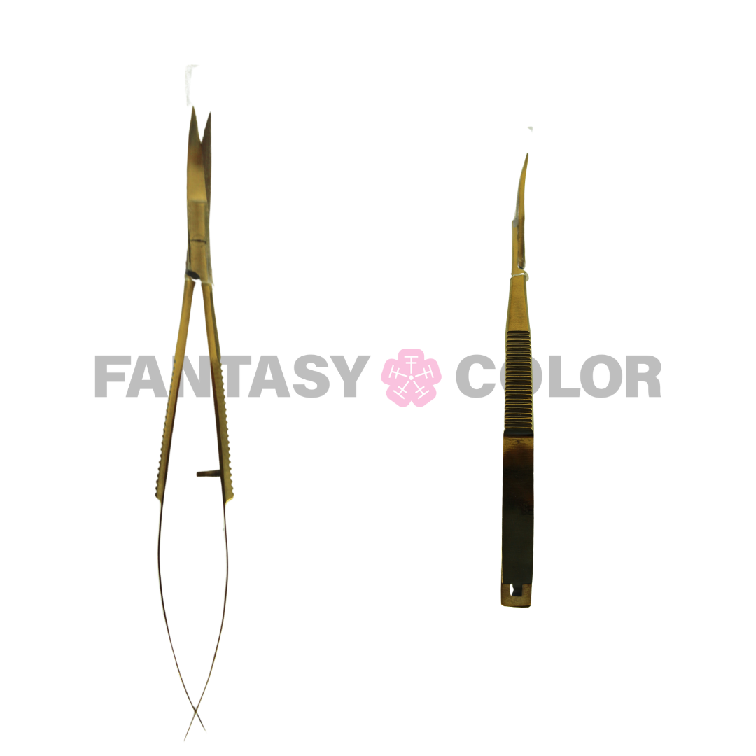 TIJERAS PARA MANICURA DORADA