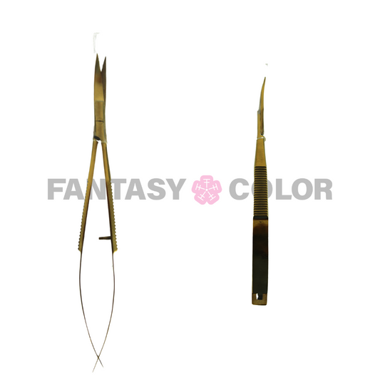 TIJERAS PARA MANICURA DORADA