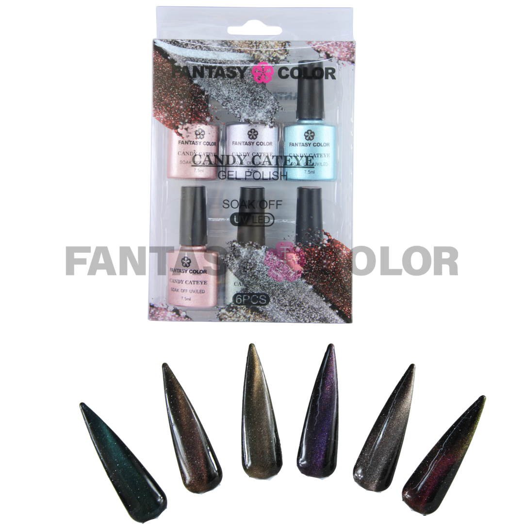 COLECCION CANDY CAT EYE FANTASY COLOR 6 PIEZAS