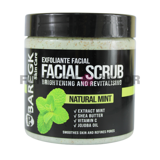 EXFOLIANTE FACIAL NATURAL MINT BAREGK