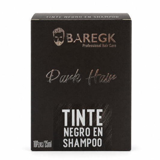 TINTE/SHAMPOO NEGRO O CAFÉ BAREGK CAJA CON 10 piezas