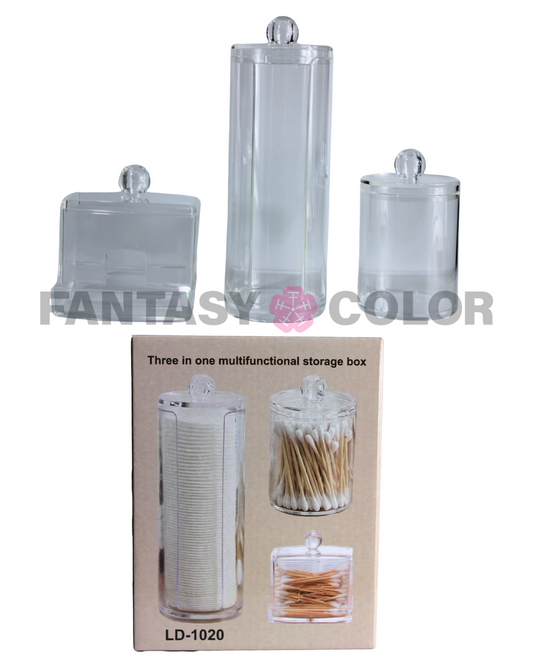 SET DE 3 PZ ORGANIZADOR DE ACRILICO LD-1020