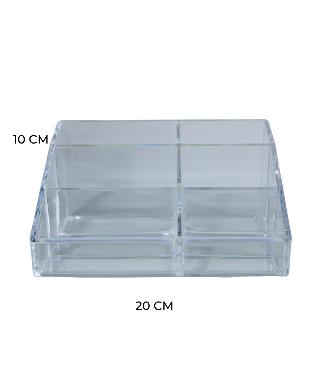 ORGANIZADOR ACRILICO PARA HERRAMIENTAS O ACCESORIOS DE 20 X 10 CM