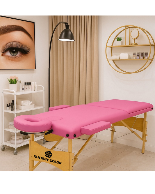 CAMILLA PORTATIL FÁCIL DE LIMPIAR 5 COLORES DISPONIBLES Medida Estándar Ideal Para Pestañas Cejas Faciales Y Masajes