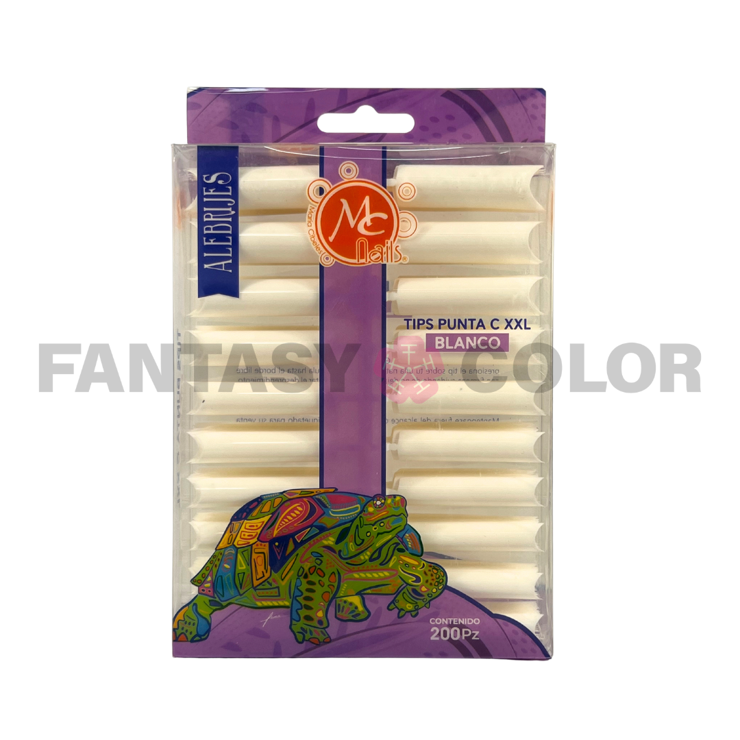 TIPS TIPO C XXL BLANCO MC NAILS
