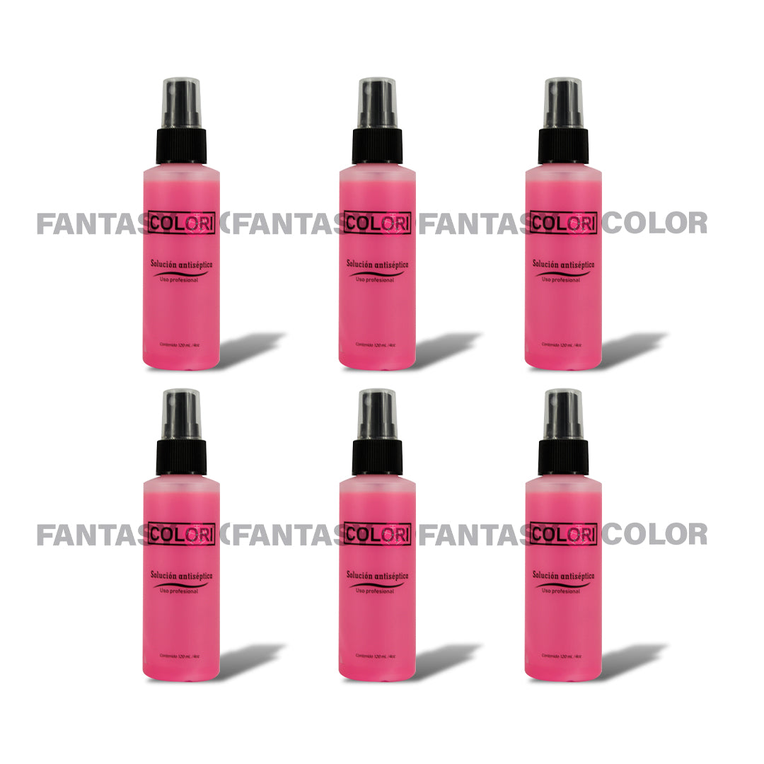 SET DE 6 SOLUCIÓN ANTISÉPTICA 4 OZ COLORI