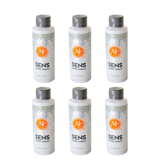 SET DE 6 LÍQUIDOS ACRÍLICO 4 OZ MC NAILS