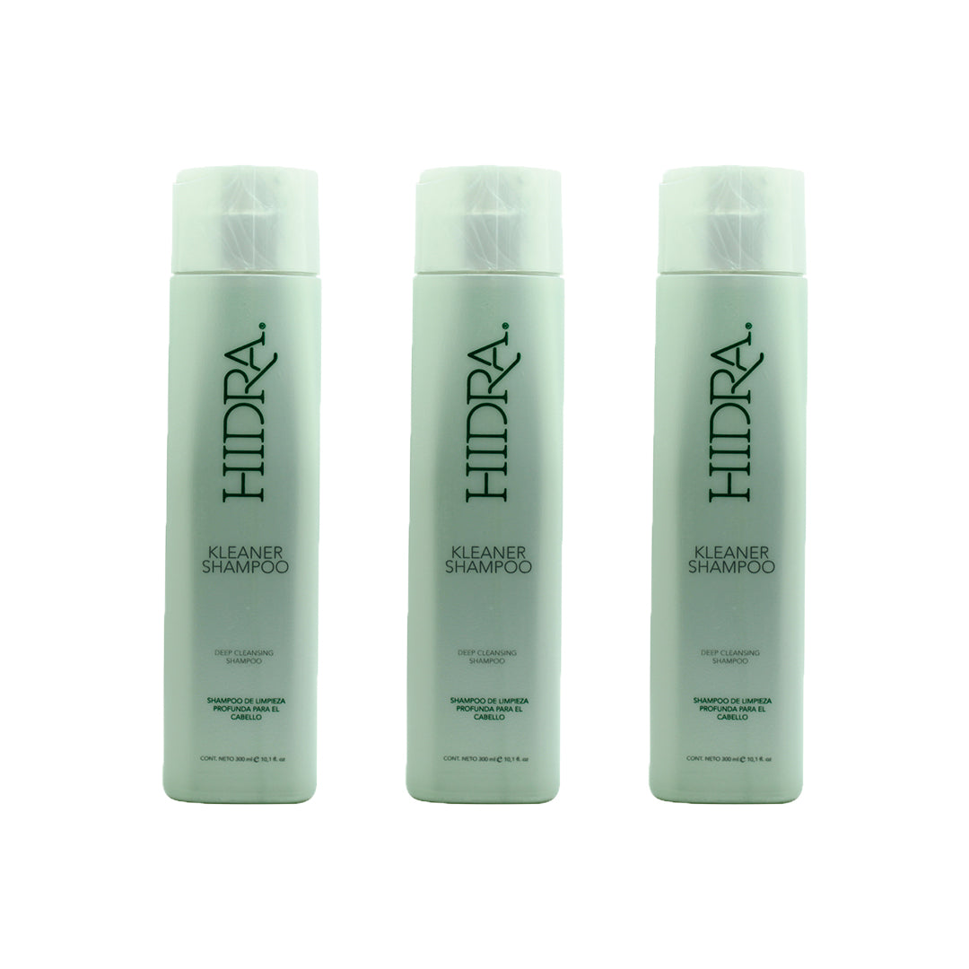 SET DE 3 HIDRA KLEANER SHAMPOO 300 ML