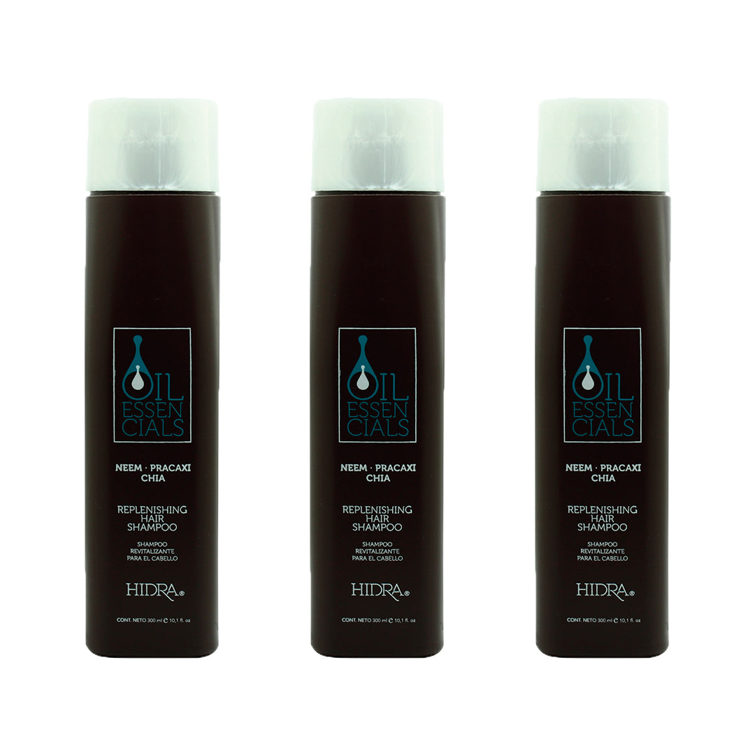 SET DE 3 HIDRA ESSENCIALS SHAMPOO 300 ML