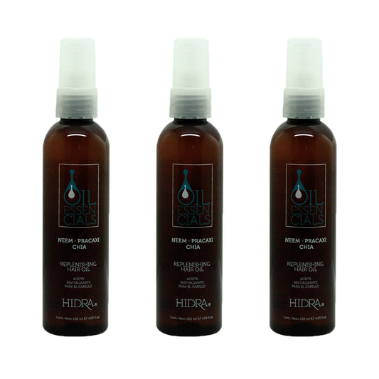 SET DE 3 HIDRA ESSENCIALS OIL 120 ML