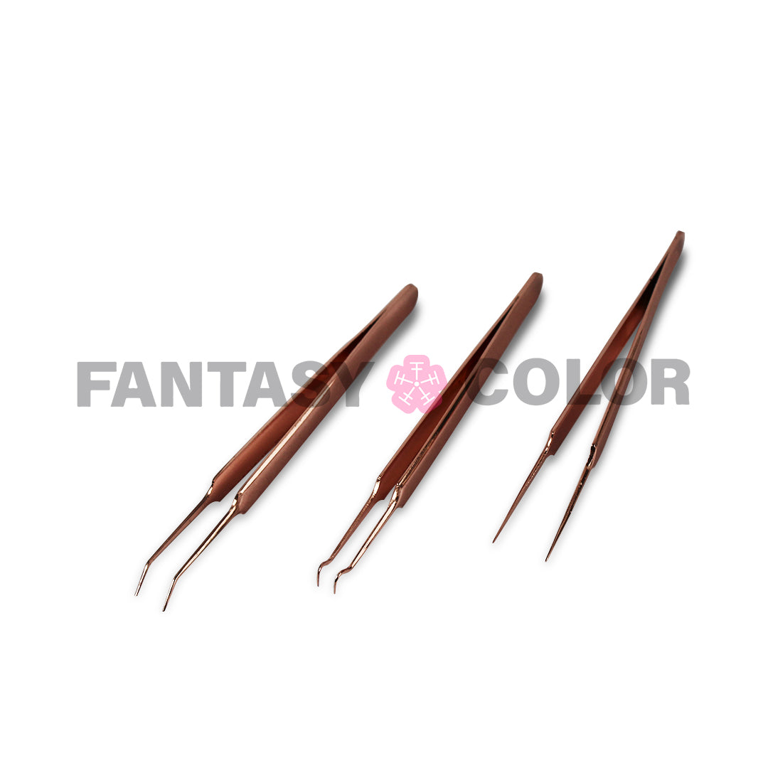 SET DE PINZAS ROSE GOLD MC ROYALTY