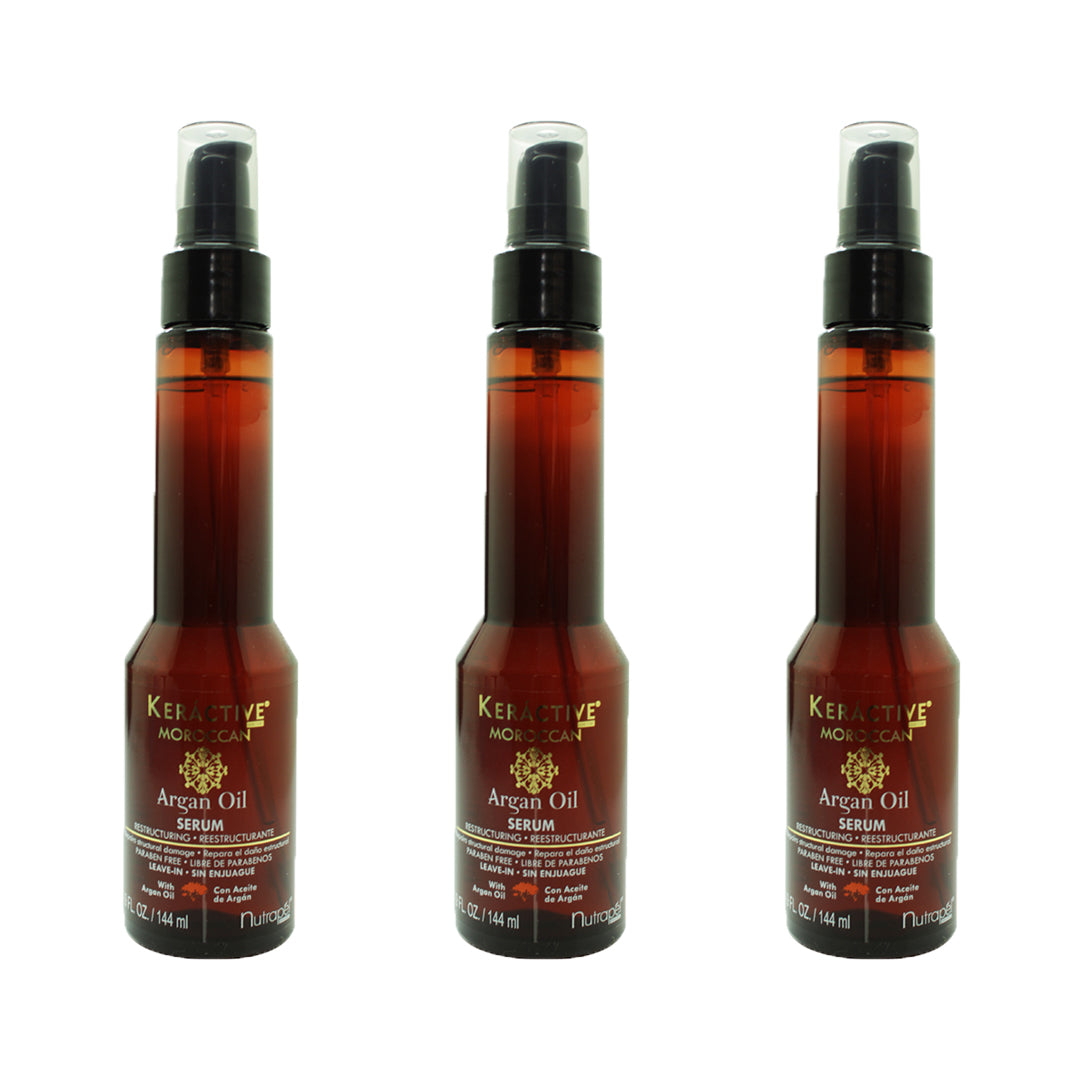 SET DE 3 ARGAN OIL 144 ML NUTRAPEL