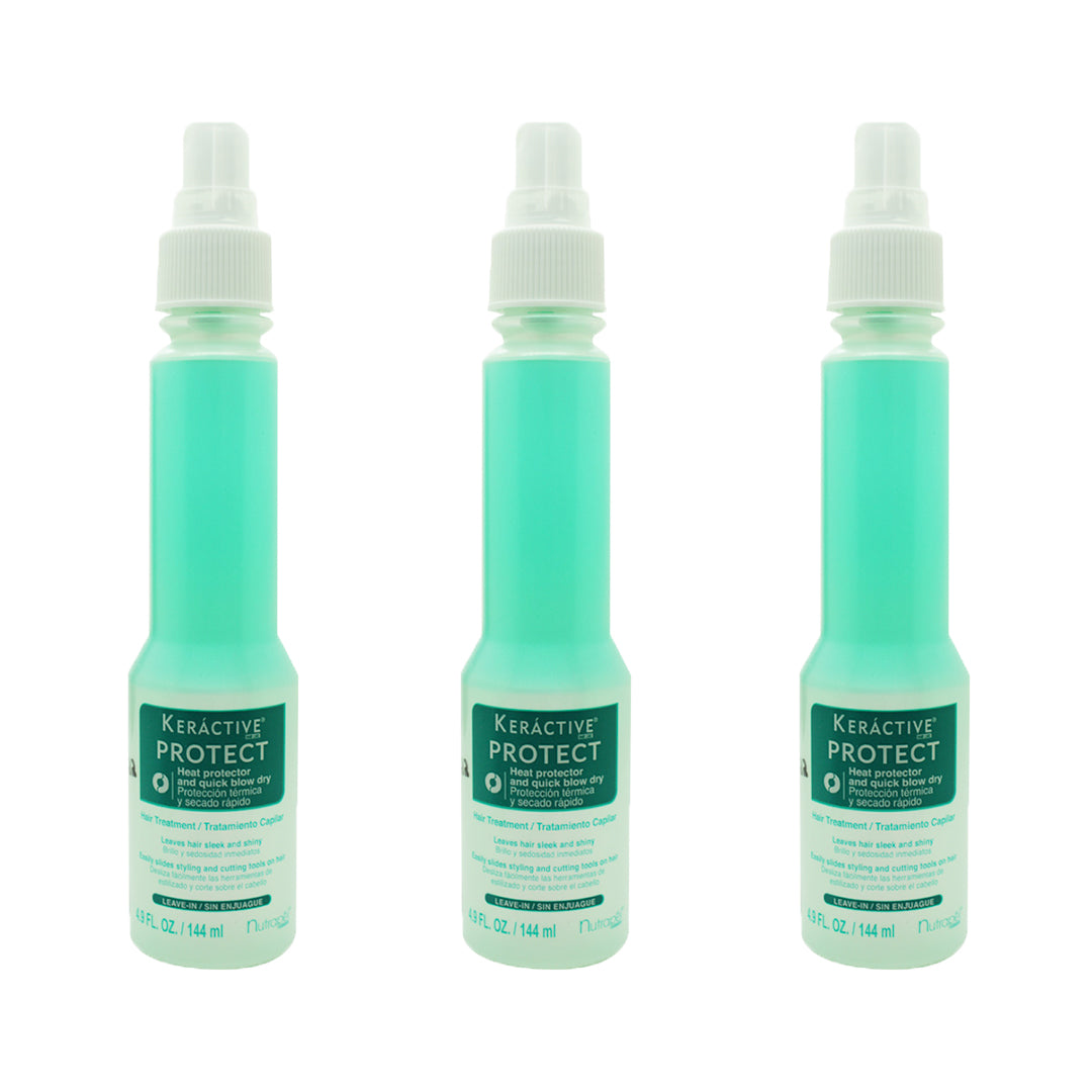 SET DE 3 KERACTIVE PROTECT NUTRAPEL 144 ML