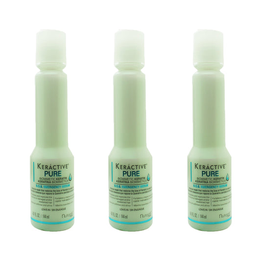 SET DE 3 KERACTIVE PURE 144 ML NUTRAPEL
