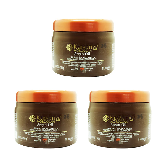 SET DE 3 KERACTIVE MOROCCAN NUTRAPEL 360 G