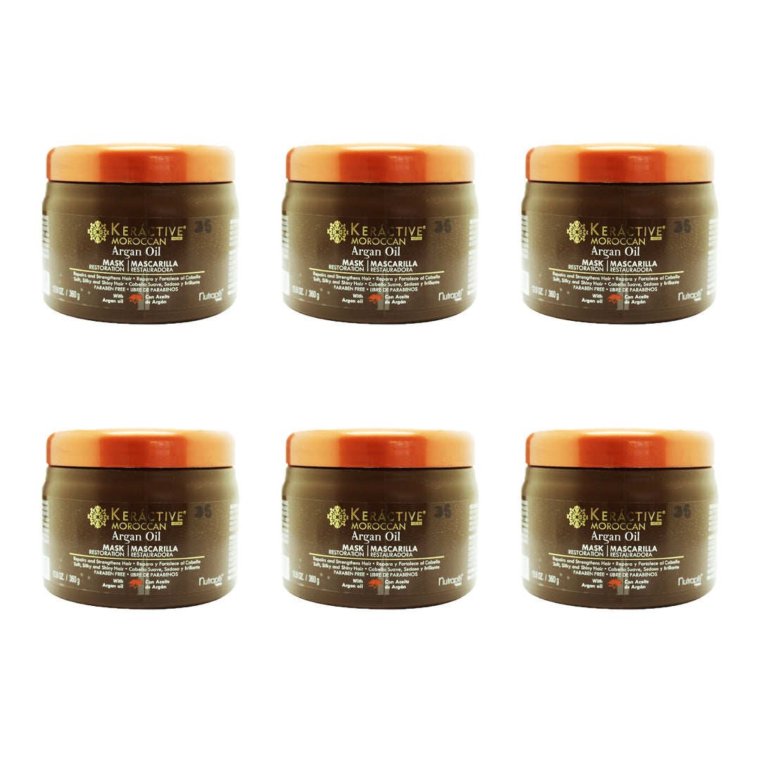 SET DE 6 KERACTIVE MOROCCAN NUTRAPEL 360 G