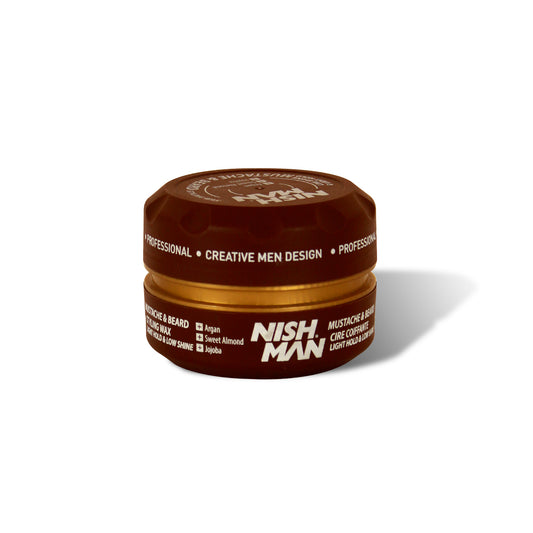 NISHMAN MUSTACHE  BEARD STYLING WAX 100 ML