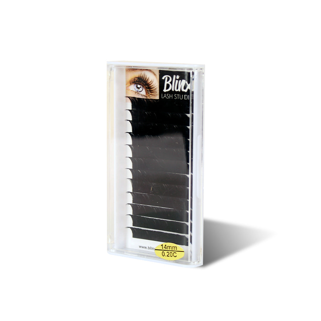 PAQUETE DE PESTAÑAS 1X1 14MM 0.20 C