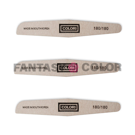 SET DE 3 LIMAS PROFESIONAL COLORI 180/180