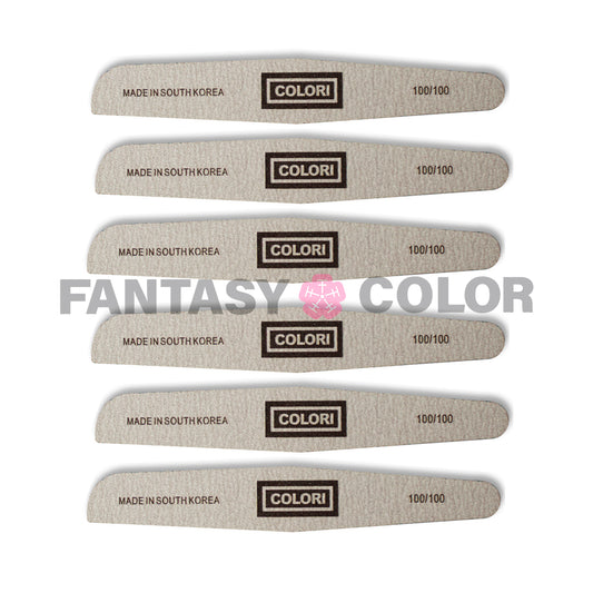 SET DE 6 LIMAS PROFESIONAL COLORI 100/100