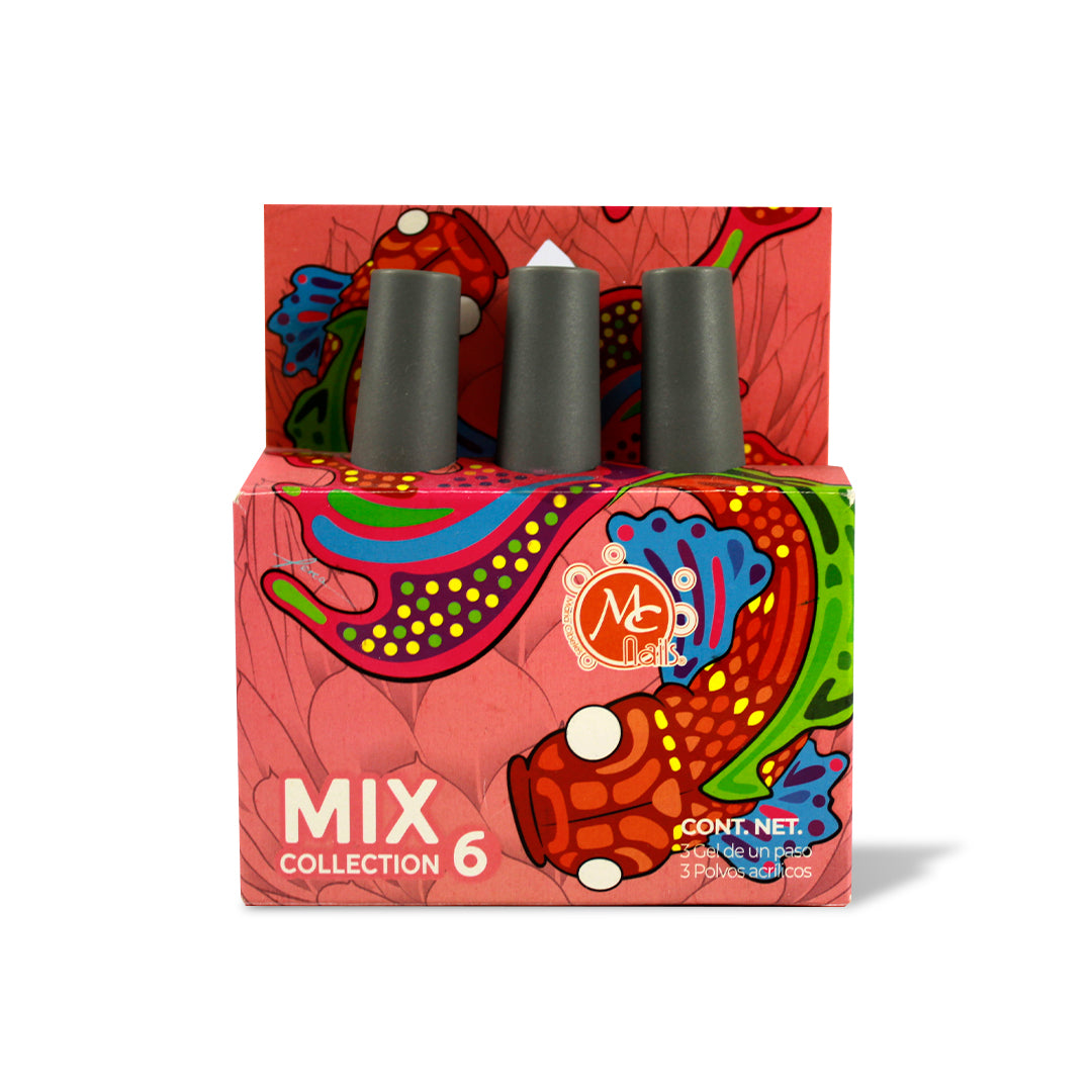 MIX DE GEL Y ACRILICO DEL MISMO TONO MC