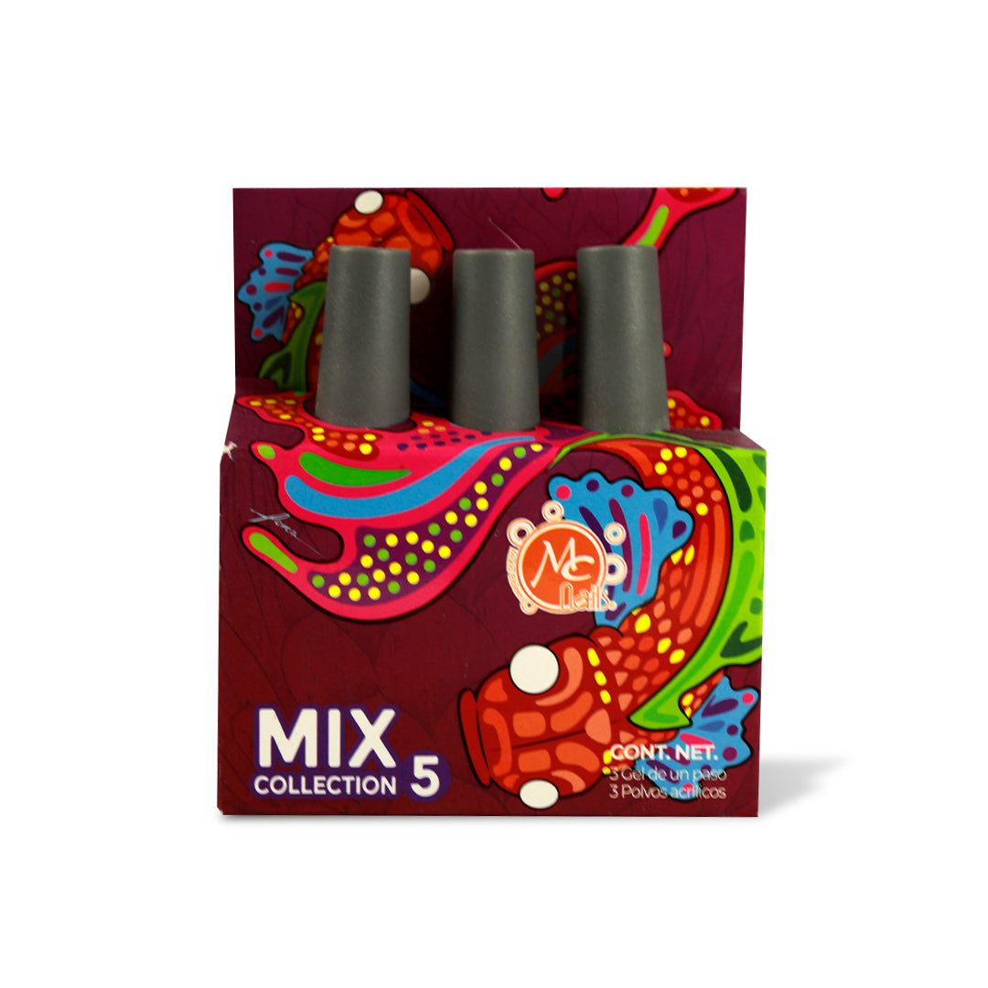 MIX DE GEL Y ACRILICO DEL MISMO TONO MC