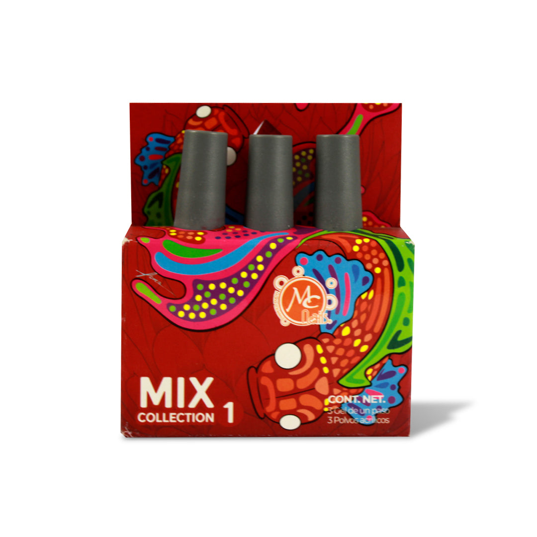 MIX DE GEL Y ACRILICO DEL MISMO TONO MC