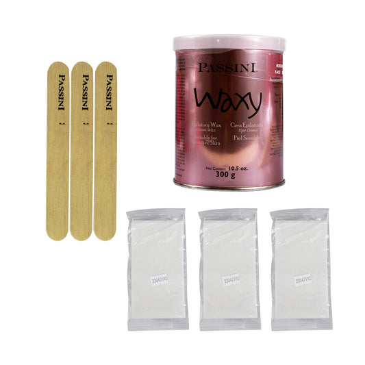 KIT DE CERA-PIEL SENSIBLE - 300 GR PASSINI