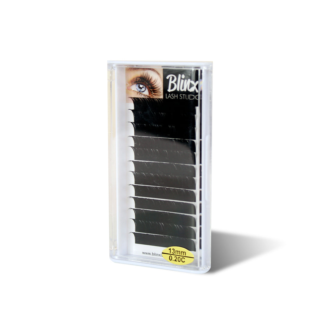 PAQUETE DE PESTAÑAS 1X1 13MM 0.20 C