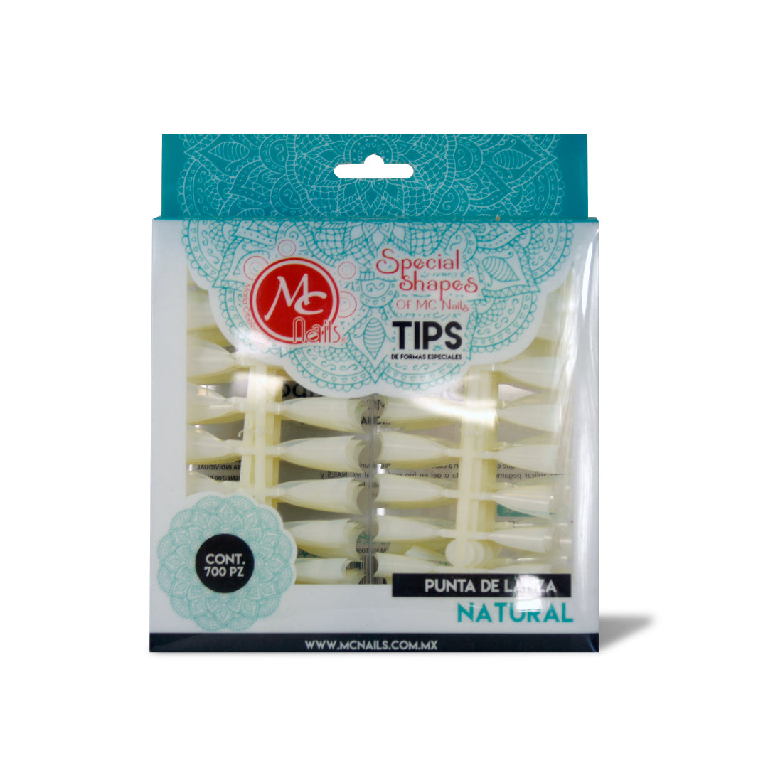 TIPS SPECIAL SHAPES PUNTA DE LANZA 700 PIEZAS
