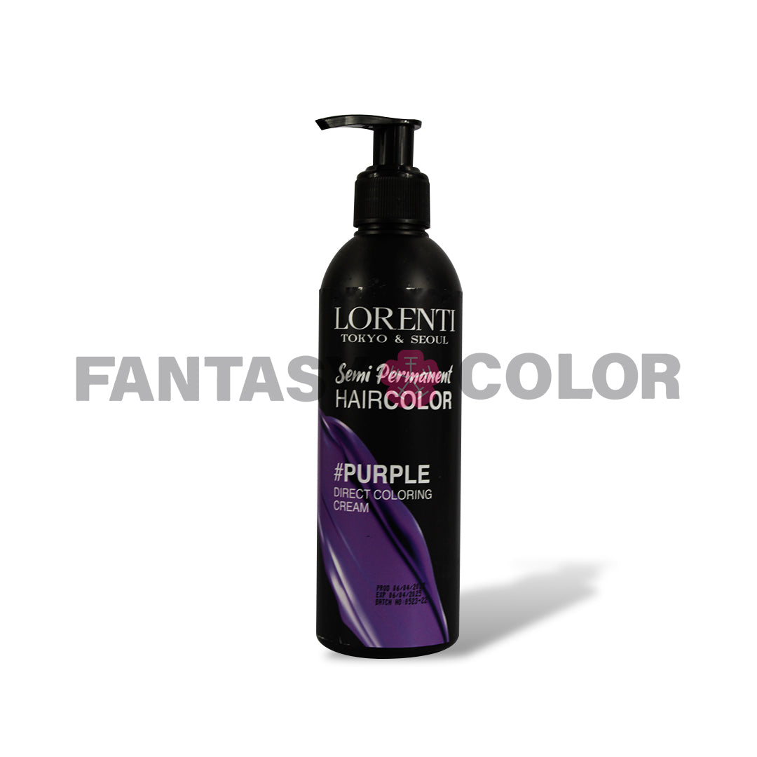 TINTE SEMIPERMANENTE EN CREMA LORENTI 250 ML MORADO