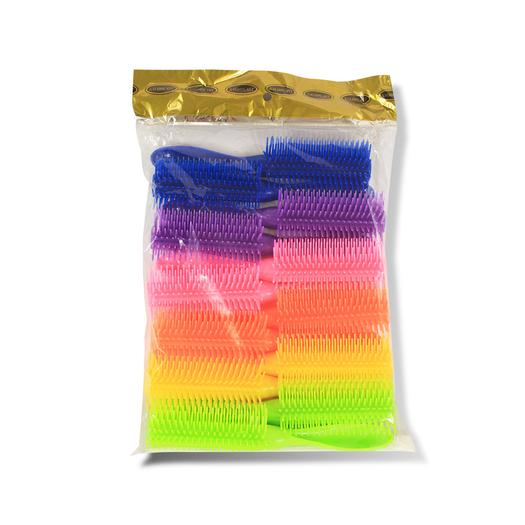 CEPILLO ABANICO CON 12 SALOPLATS COLORES