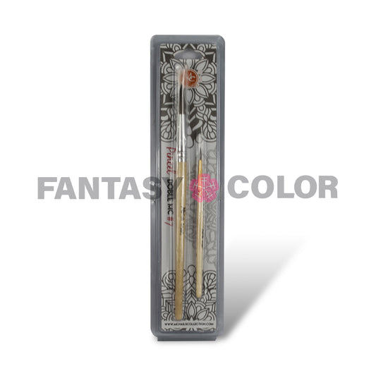 PINCEL MADERA C/2 PIEZAS #7 MC