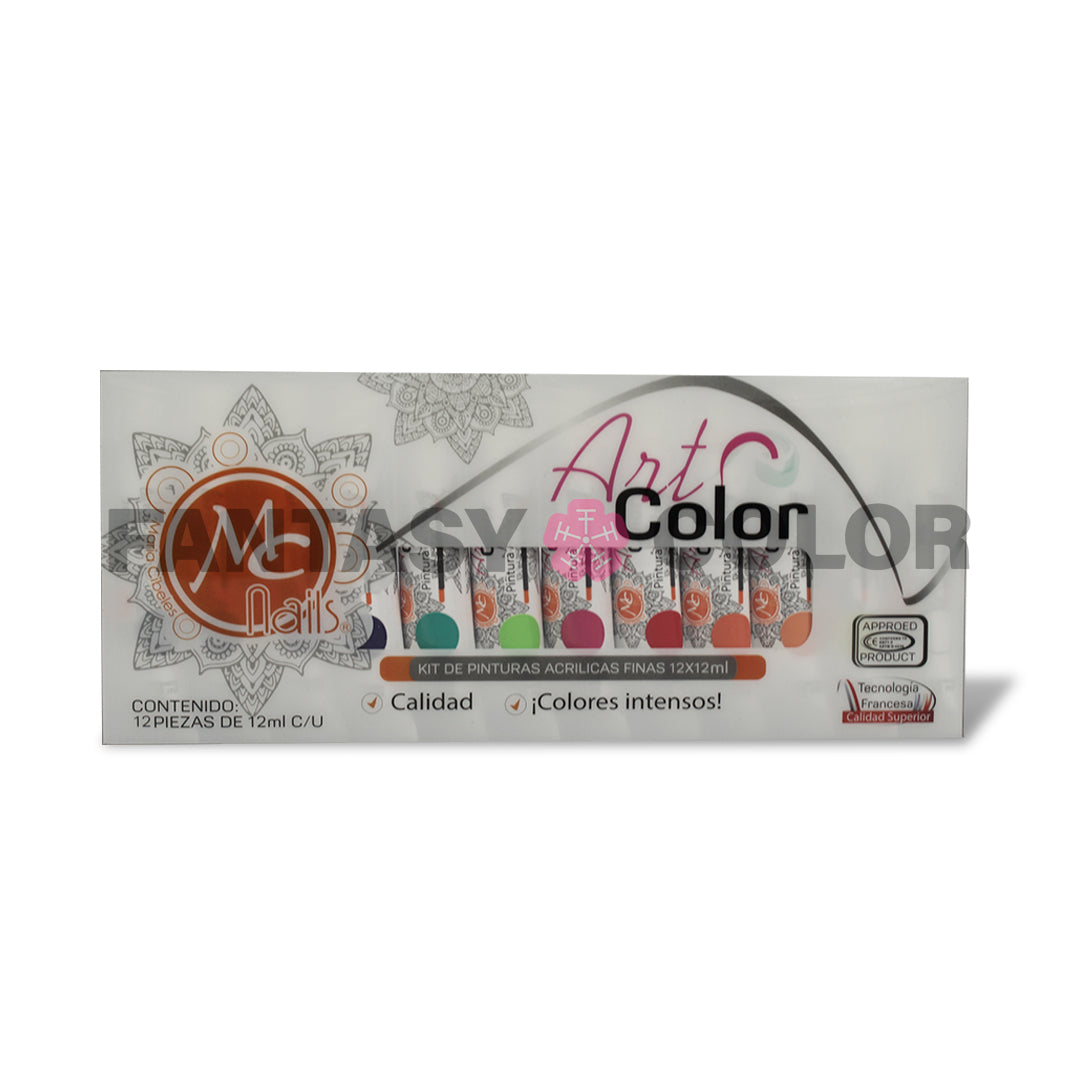 PINTURA PARA MANO ALZADA MC NAILS C/12 PZ