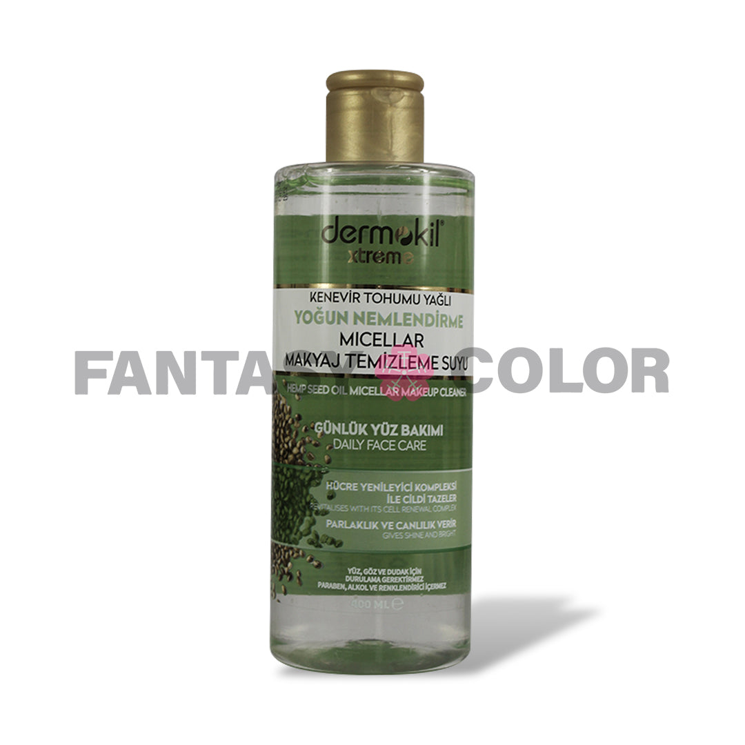 DESMAQUILLANTE MICELAR DE CAÑAMO 400 ML DERMOKIL