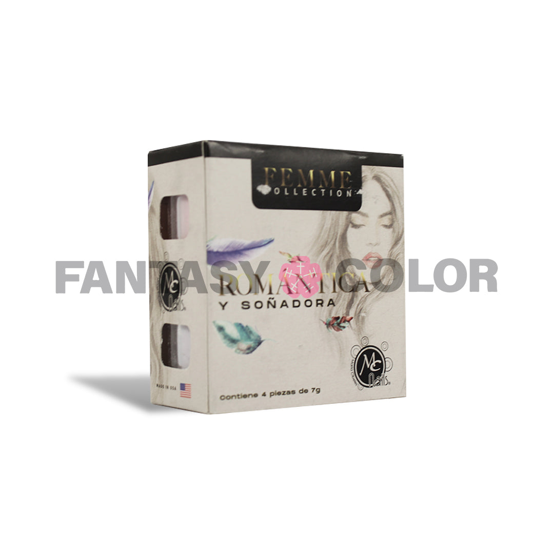 COLECCIÓN FEMME ROMANTICA Y SOÑADORA MC NAILS