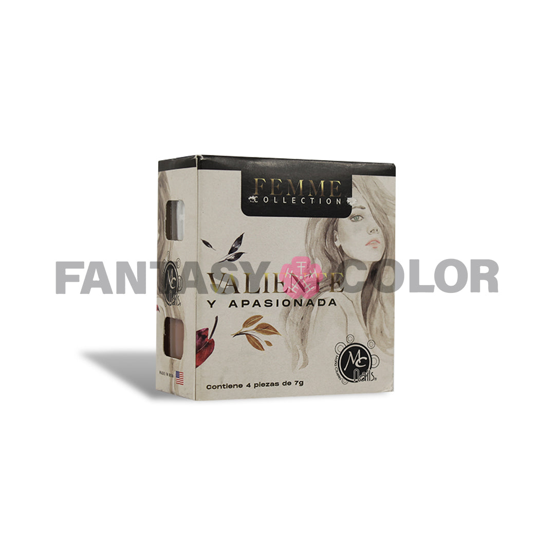 COLECCIÓN FEMME VALIENTE Y APASIONADA MC NAILS